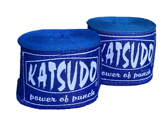 Katsudo box bandage elastico 450 cm, blu
