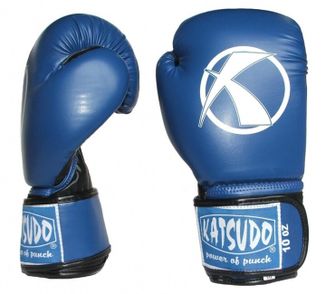 Guanti da boxe Katsudo Punch, blu