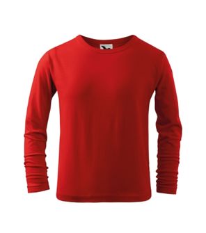 Maglietta a maniche lunghe Malfini Fit-T LS per bambini, rosso