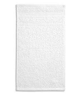 Malfini Asciugamano biologico 50x100cm, bianco