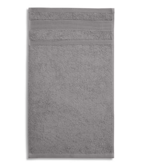 Malfini Organic asciugamano 70x140cm, argento antico