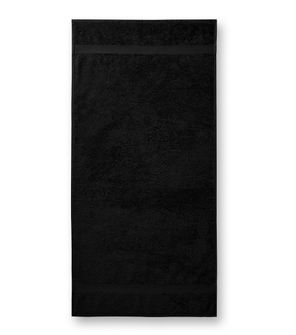 Malfini Terry Towel asciugamano in cotone 50x100cm, nero