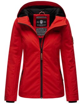 Marikoo giacca transitoria da donna con cappuccio BROMBEERE, rosso