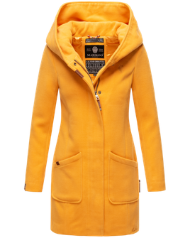 Marikoo MAIKOO Cappotto invernale da donna con cappuccio, giallo