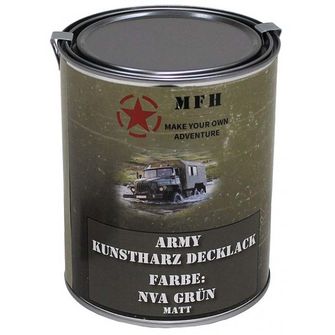 MFH army, verde NVA opaco, 1 litro