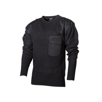 Maglione MFH BW con tasca sul petto, nero