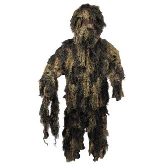 MFH Ghillie Suit completo mimetico, woodland