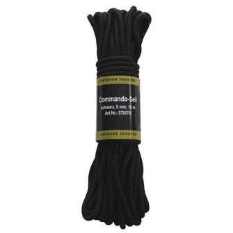 MFH corda in polipropilene 15 metri 5mm, nero