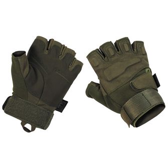 MFH Tactical guanti senza dita 1/2, oliva