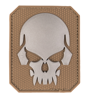 Mil-tec 3D patch Skull, dark coyote