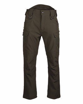 Mil-tec Assault pantaloni softshell foderati, oliva