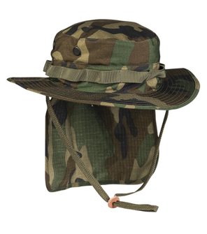 Mil-tec Boonie Rip-Stop cappello, woodland