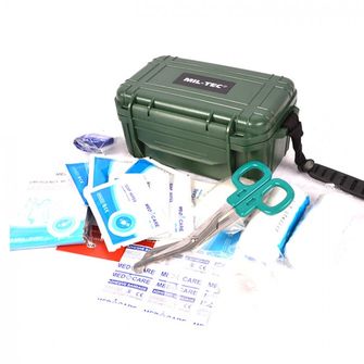 Mil-Tec kit di pronto soccorso in custodia impermeabile di plastica