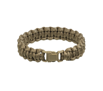 Mil-tec Survival paracord braccialetto 15mm, coyote