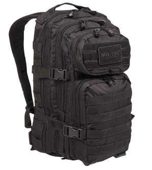 Mil-Tec US assault Small zaino, nero, 20L