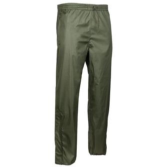 Pantaloni antipioggia impermeabili Mil-tec Weather, oliva
