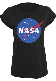 Maglietta NASA da donna Insignia, nera