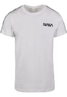 Maglietta NASA da uomo Rocket Tape, bianco