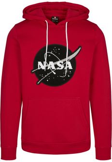 Felpa con cappuccio NASA Southpole Insignia Logo da uomo, rosso