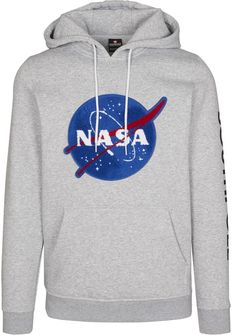 Felpa con cappuccio NASA Southpole Insignia Logo da uomo, grigio