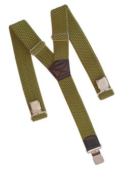 Bretelle Natur con clip per pantaloni, verde chiaro