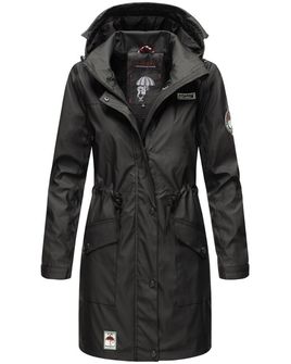 Navahoo Deike, giacca da pioggia invernale da donna con cappuccio, nero