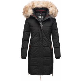 Navahoo Halina, giacca invernale da donna con cappuccio, nero