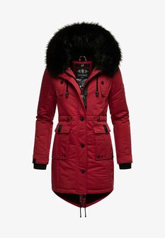 Navahoo LULUNA PRINCESS giacca invernale da donna con cappuccio, rosso sangue
