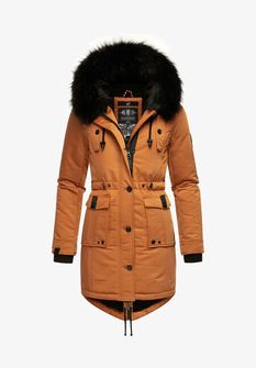 Navahoo LULUNA PRINCESS giacca invernale da donna con cappuccio, cannella arrugginita