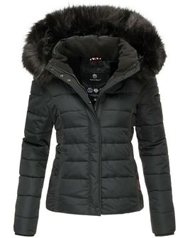 Navahoo Miamor, giacca invernale da donna con cappuccio, nero