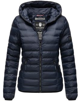 Navahoo NEEVIA giacca transitoria da donna con cappuccio, navy