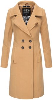 Navahoo WOOLY Cappotto invernale da donna, beige