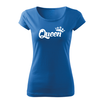 DRAGOWA t-shirt corta donna queen, blu 150g/m2