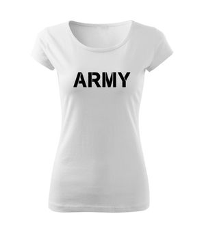 Maglietta militare DRAGOWA da donna, bianca 150g/m2