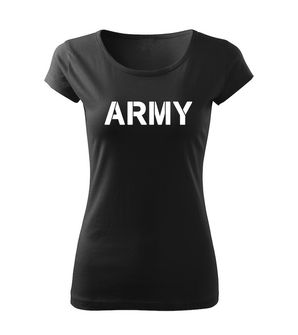 Maglietta militare DRAGOWA da donna, nera 150g/m2