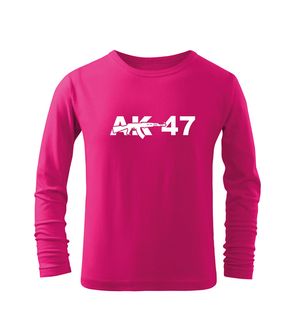 DRAGOWA Maglietta lunga per bambini AK-47, rosa