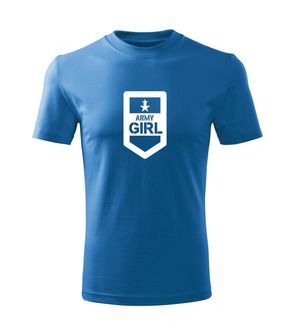 DRAGOWA Maglietta corta per bambini Army girl, blu