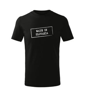 DRAGOWA T-shirt corta da bambino Made in Slovakia, nero