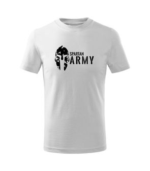 DRAGOWA Maglietta corta da bambino Esercito spartano, bianco