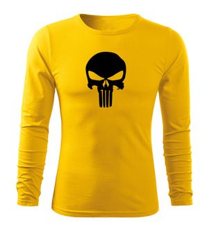 DRAGOWA Fit-T maglietta manica lunga punisher, giallo 160g/m2