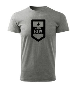 DRAGOWA T-shirt corta militare, grigio 160g/m2
