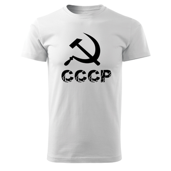 DRAGOWA maglietta corta cccp, bianca 160g/m2