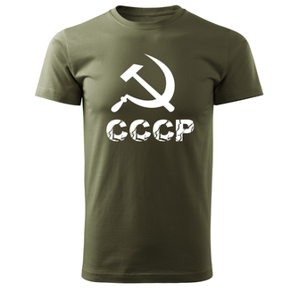 DRAGOWA maglietta corta cccp, oliva 160g/m2