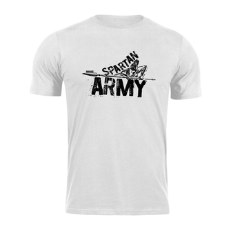 DRAGOWA T-shirt corta esercito spartano Nabis, bianco 160g/m2