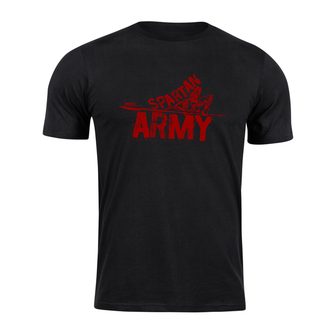DRAGOWA T-shirt corta spartana dell'esercito RedNabis, nero 160g/m2