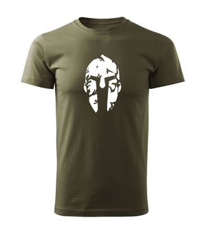 DRAGOWA T-shirt corta spartana, oliva 160g/m2