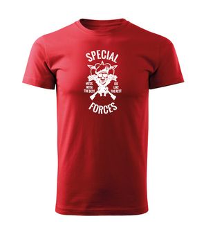 DRAGOWA T-shirt corta forze speciali rosso 160g/m2