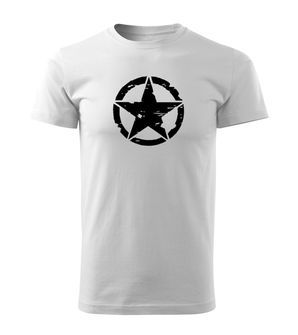 DRAGOWA T-shirt corta stella, bianco 160g/m2