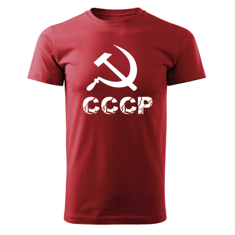 DRAGOWA maglietta cccp, rossa 160g/m2