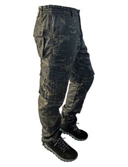 Pantaloni isolati da uomo loshan Ragnar motivo camo scuro